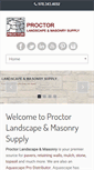 Mobile Screenshot of proctorlandscapesupply.com